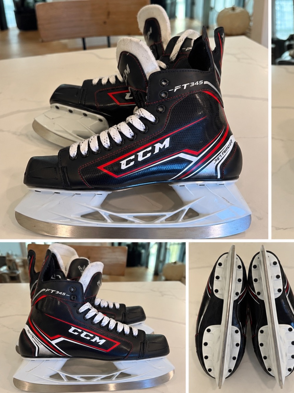 CCM Jetspeed FT345 Hockey Skates, Size 9 (EU 43) – Like new Condition